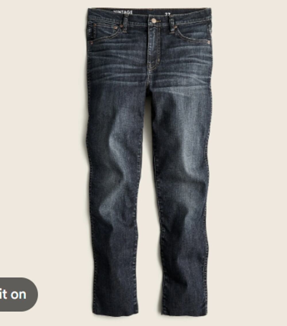 J. Crew 9" vintage slim-straight jean in Rockport wash size 28